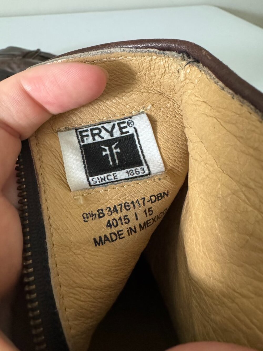 Frye Malorie Knotted Short Heeled Bootie Womens 9.5M Brown Leather 76117, 347611 - Picture 13 of 15